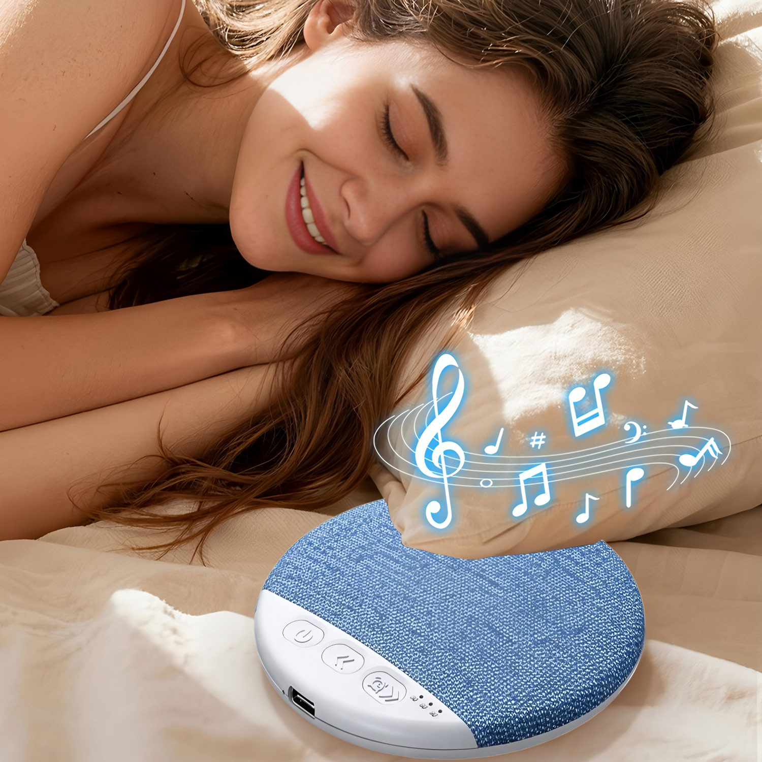 Home Improvement Music - Беспроводная Bluetooth-колонка под подушку: стереозвук, улучшение