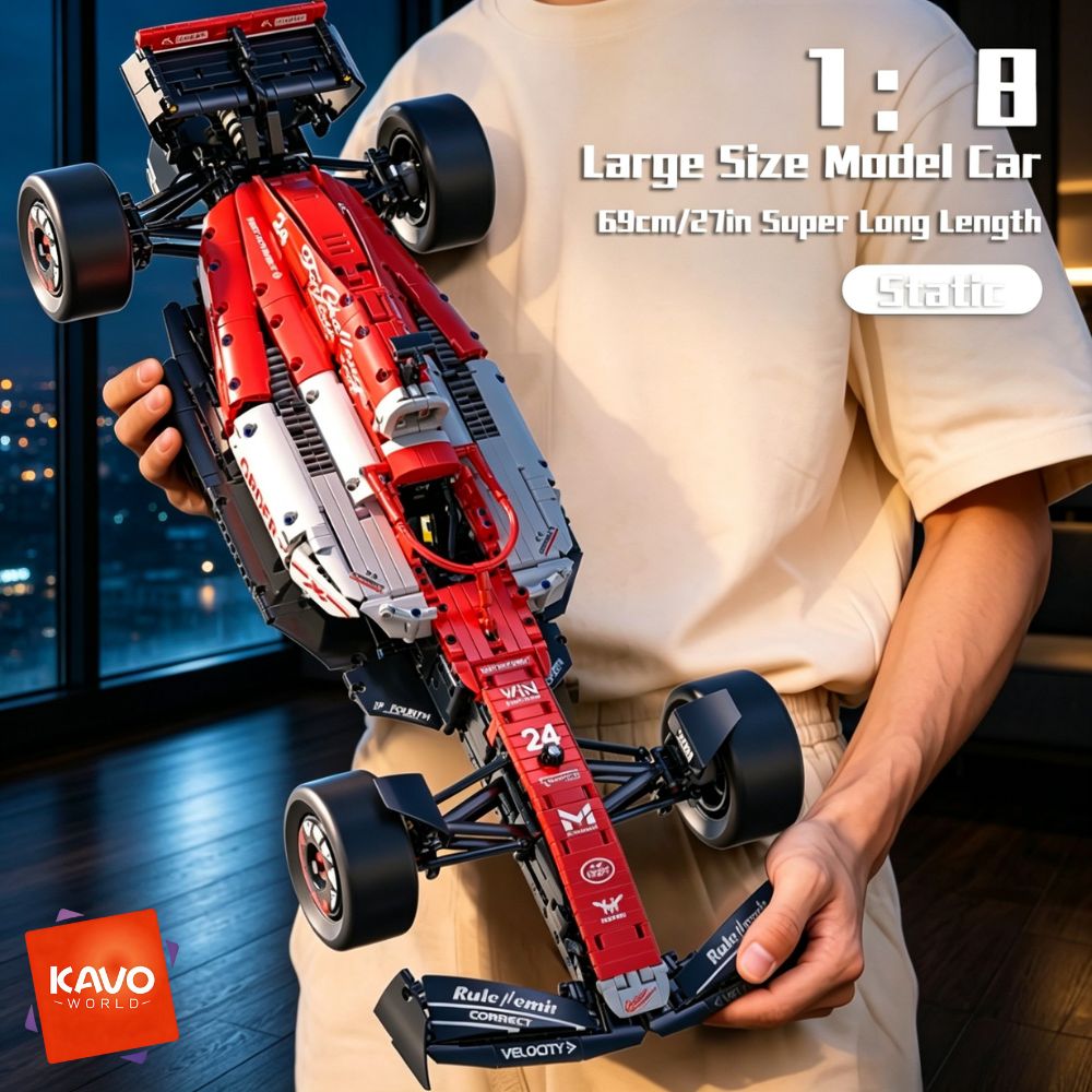 Home Improvement Boys - Конструктор KAVOWORLD Formula Red And White