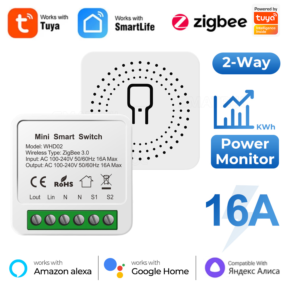 Home Improvement Ideas - Умный переключатель Zigbee/WiFi с монитором мощности